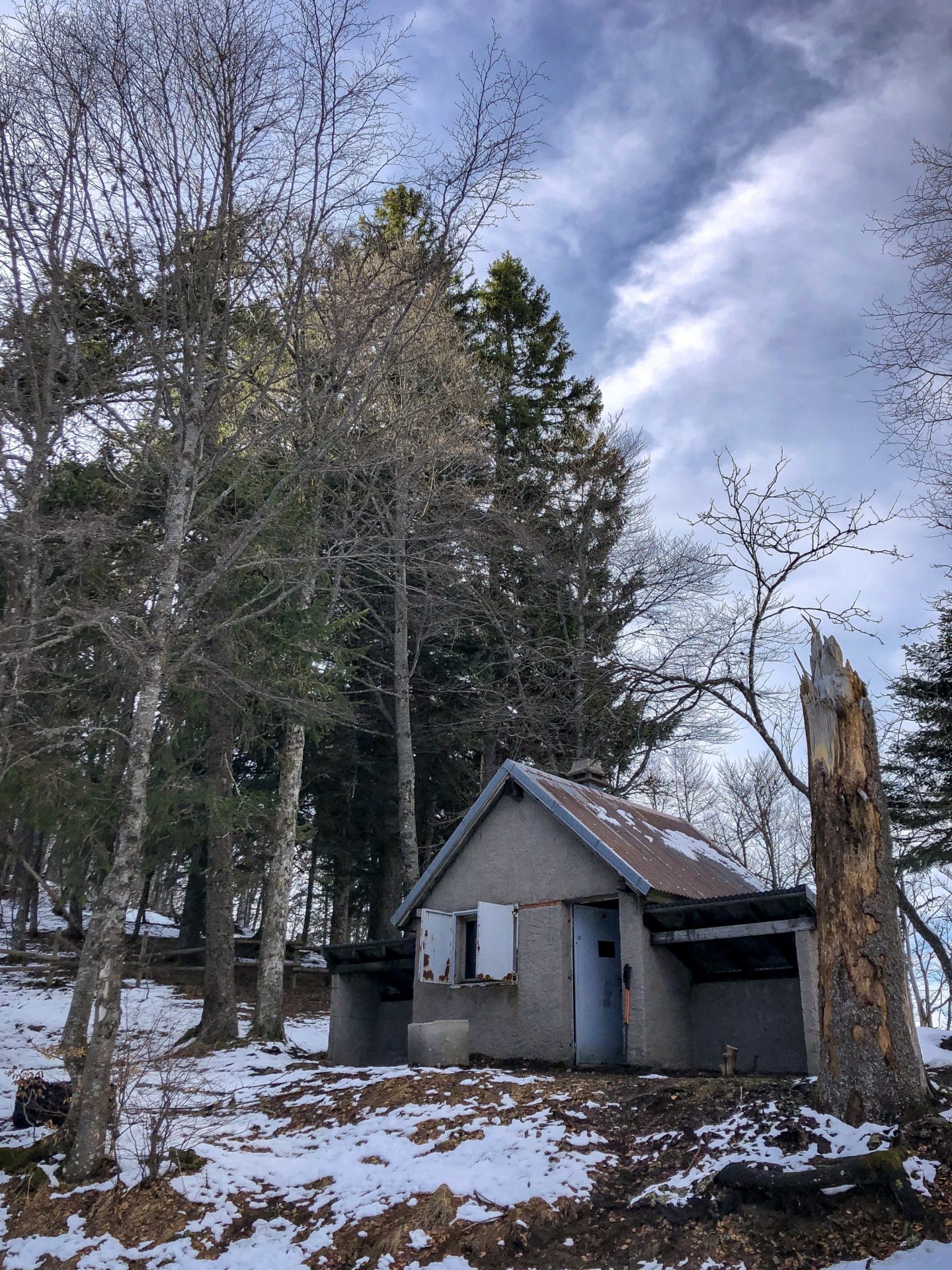 Le refuge du Lauchen entre la vallée de Munster et de Guebwiller