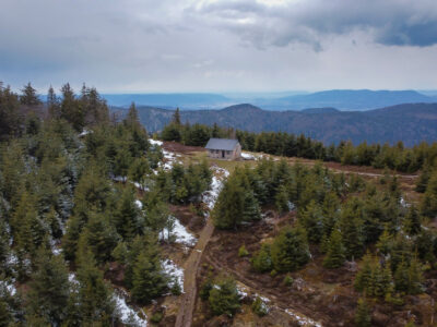 La cabane du Brézouard dans le Massif des Vosges
